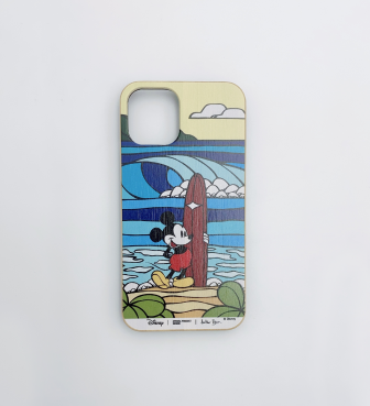 【SURF MICKEY COLLECTION / Heather Brown 】 iPhone11Pro CASE / BORN TO SURF