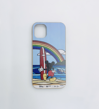 【SURF MICKEY COLLECTION / Heather Brown 】iPhone11 CASE / RAINBOW