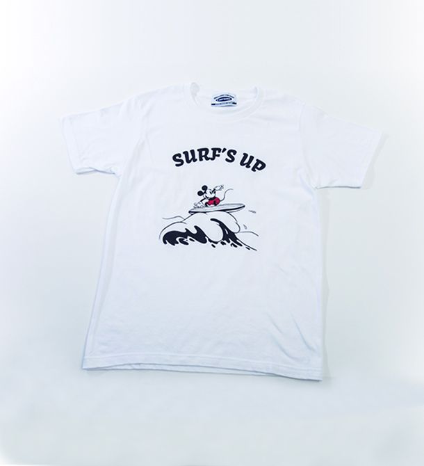 Surf Mickey T Shirt 01 Surf S Up ミッキー Hopely