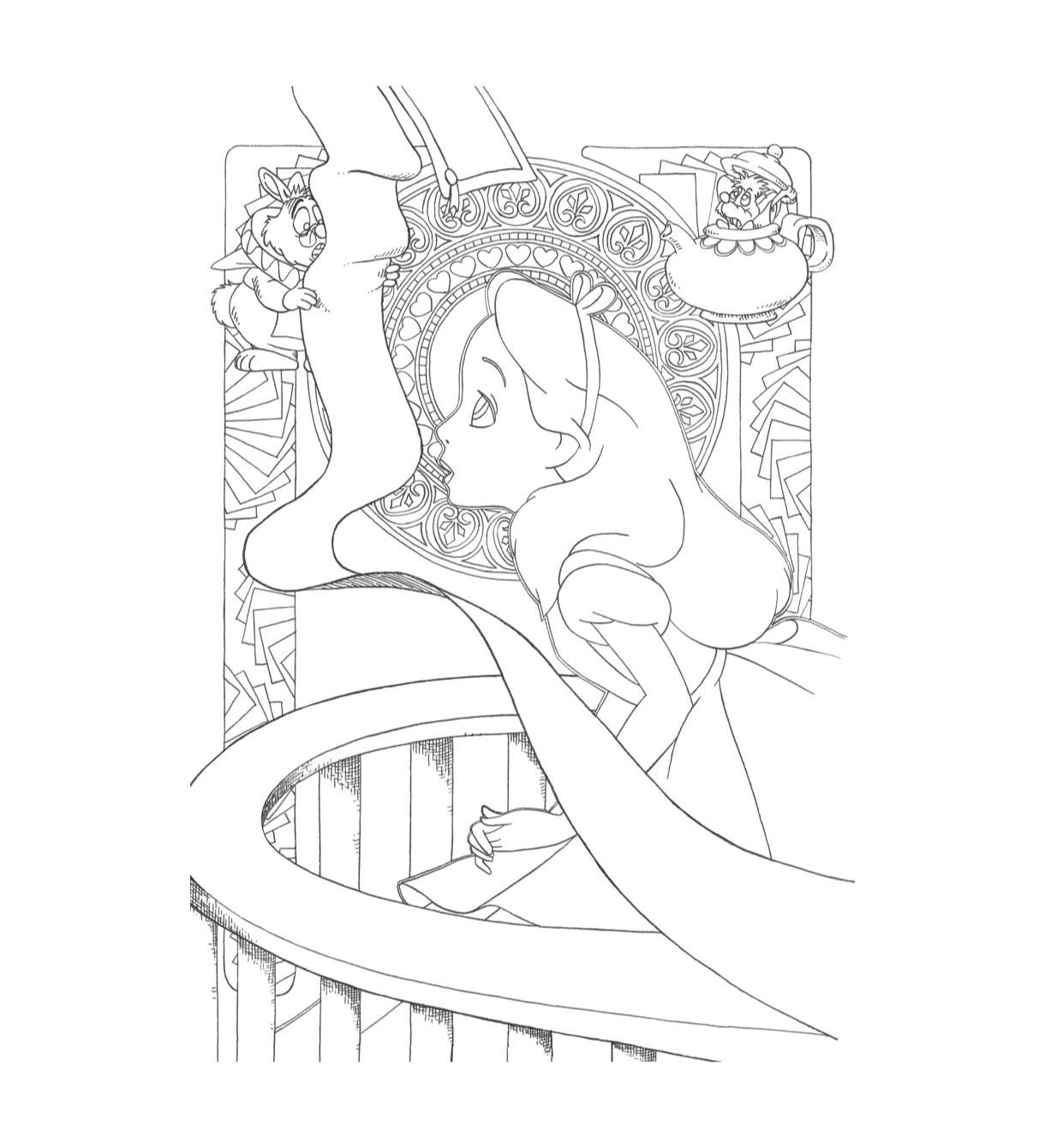 塗り絵セレクション アリス Show Hopely