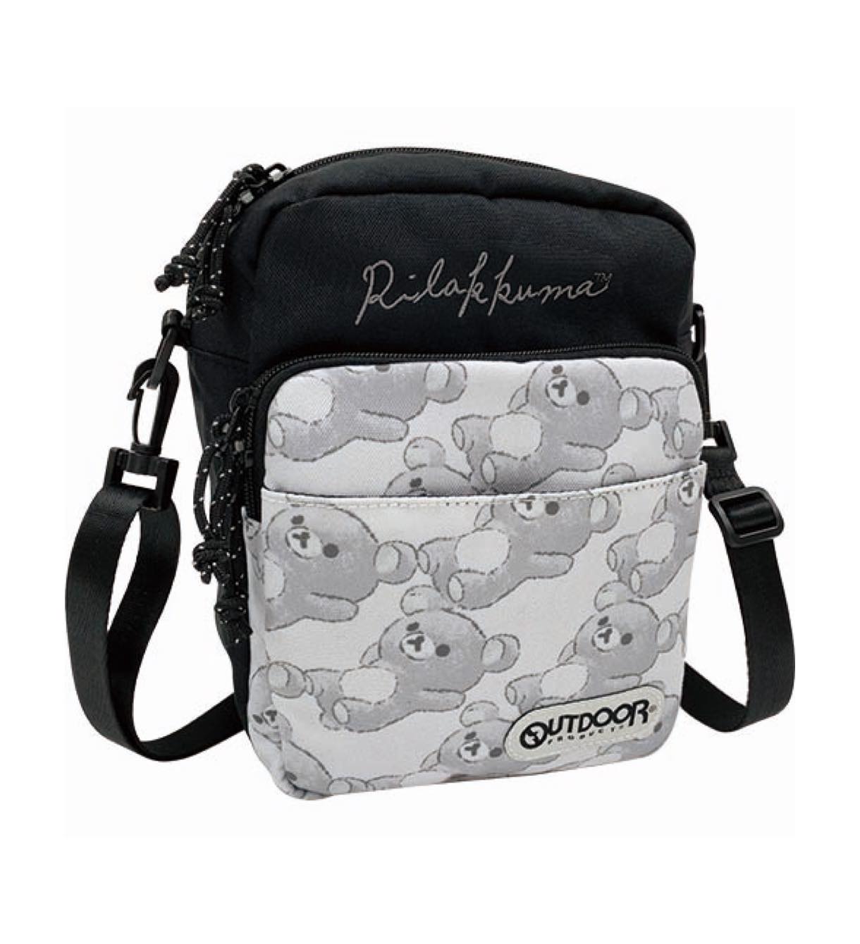 Outdoorコラボミニショルダー ブラック リラックマ Artw Hopely
