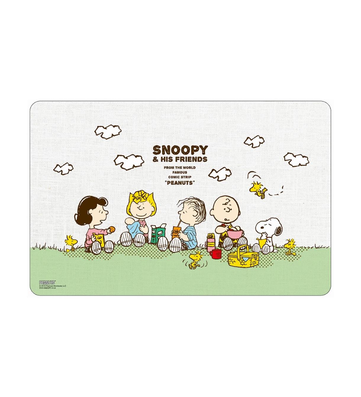 ランチョンマット ピクニック スヌーピー Hopely