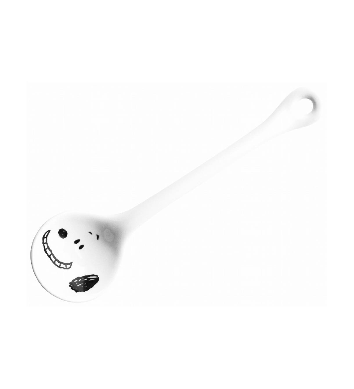 陶製スプーン スマイル シンプルフェイス スヌーピー Hopely