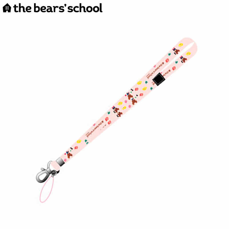 くまのがっこう ネックストラップ ピンク Tcp Hopely
