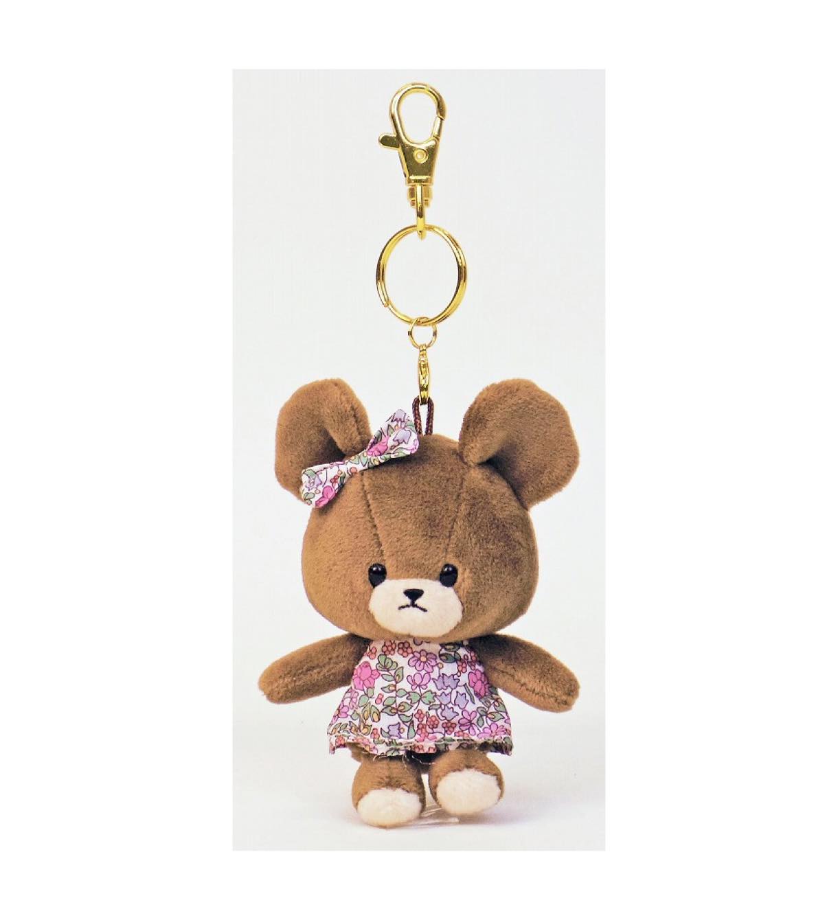 ぬいぐるみ やわらかマスコット ピンク リバティ くまのがっこう Naka Hopely