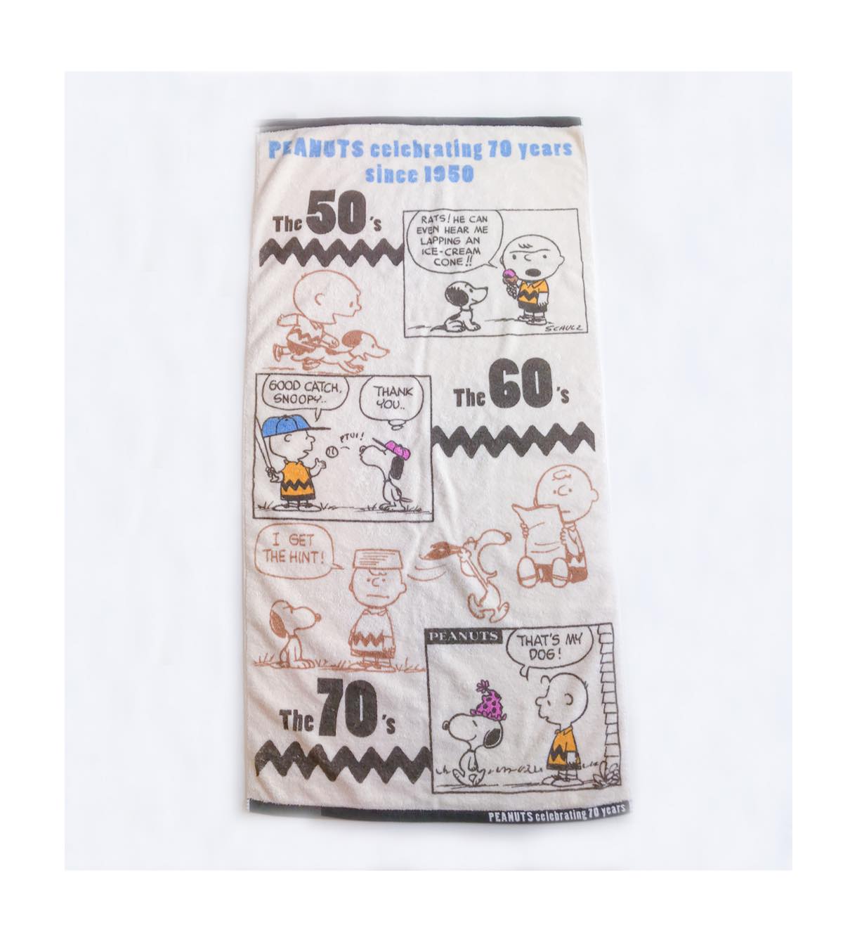バスタオル 70th Celebrate スヌーピーnish Hopely