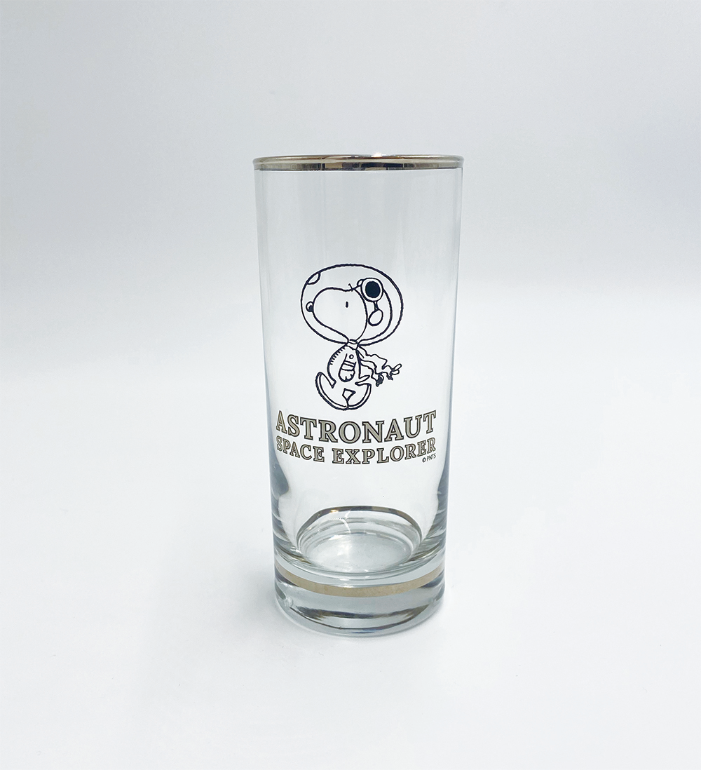 Astronaut Snoopy Glass Hopely