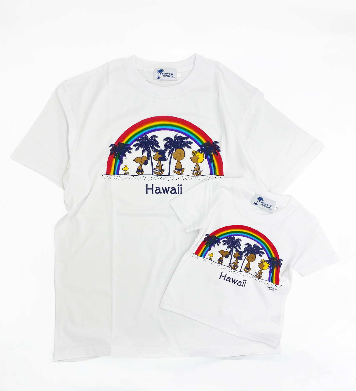 Surf S Up Peanuts Tシャツ Rainbow Hopely