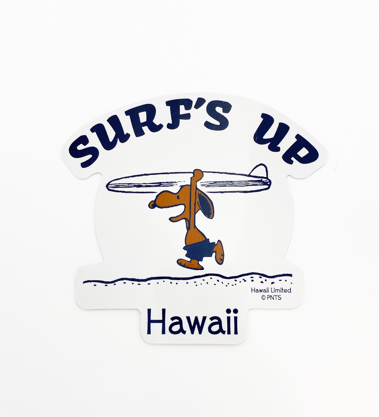 Surf S Up Peanuts ステッカー Surf S Up Hopely