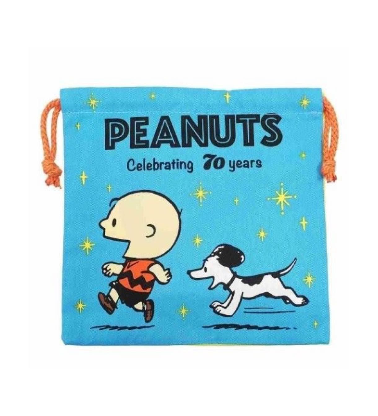 スヌーピー 巾着 かけっこ70th Hopely