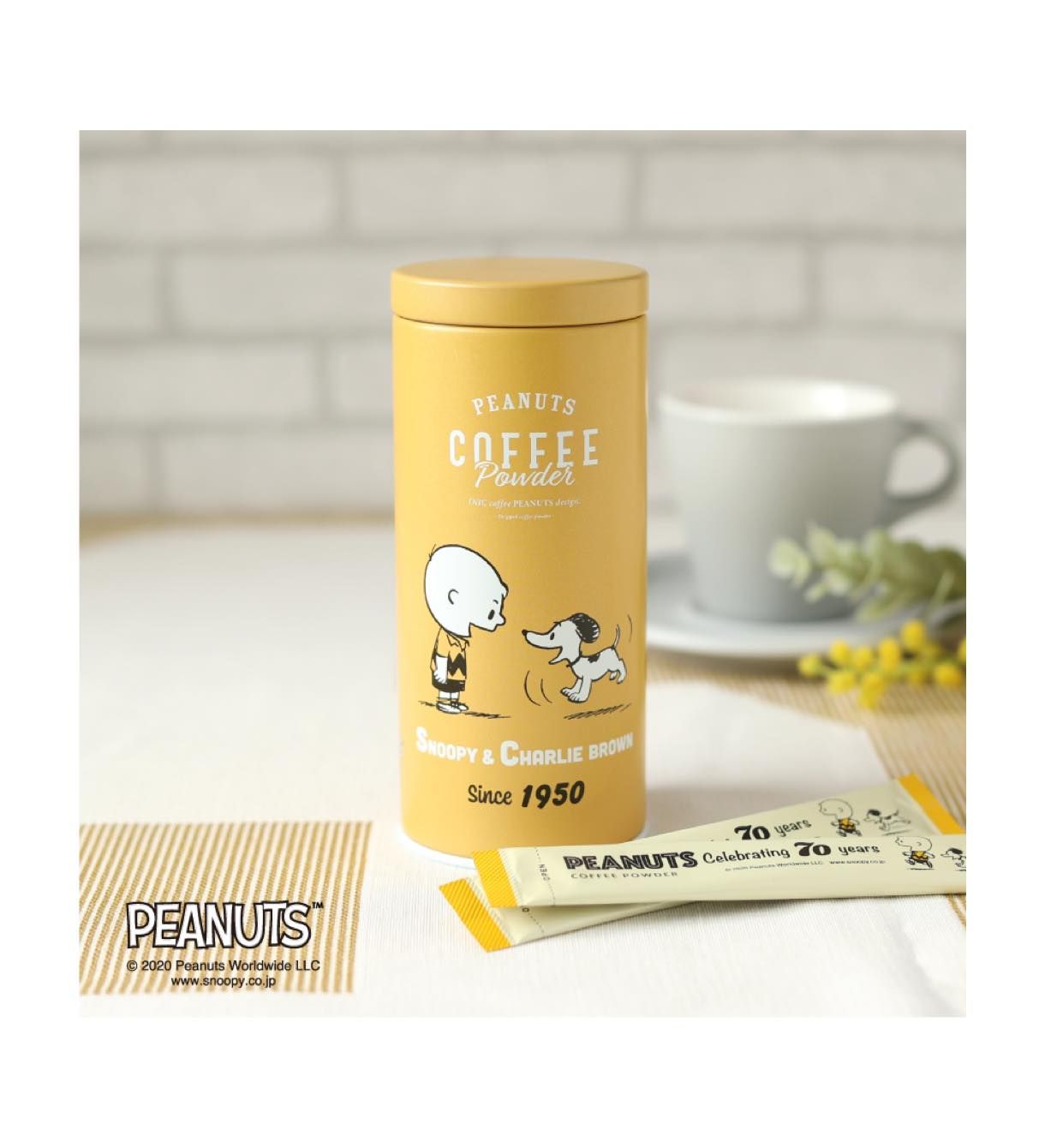Peanuts Coffee 70周年 コーヒースティック フルシティー ロースト Powd Hopely