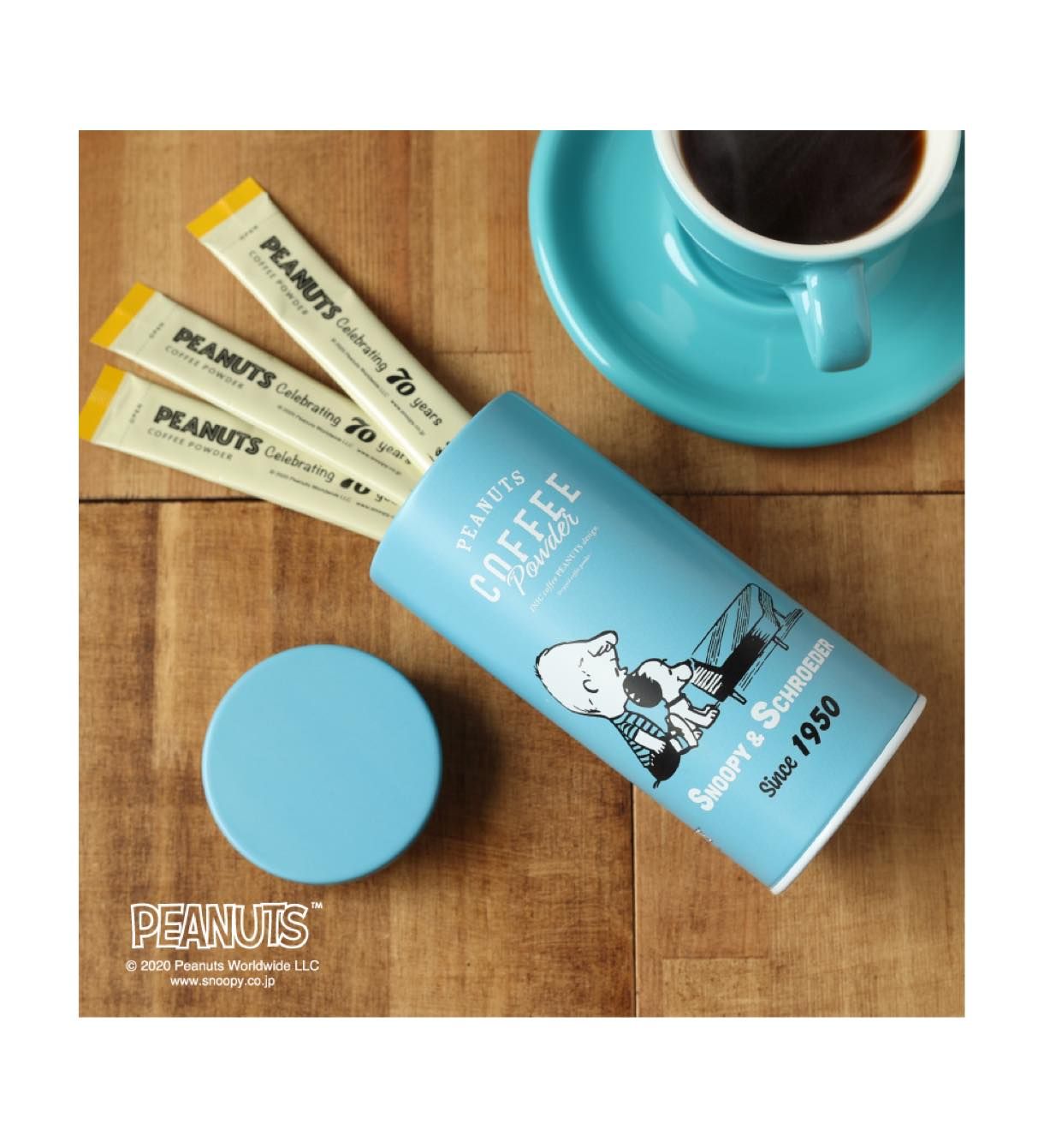 Peanuts Coffee 70周年 コーヒースティック ハイロースト Powd Hopely