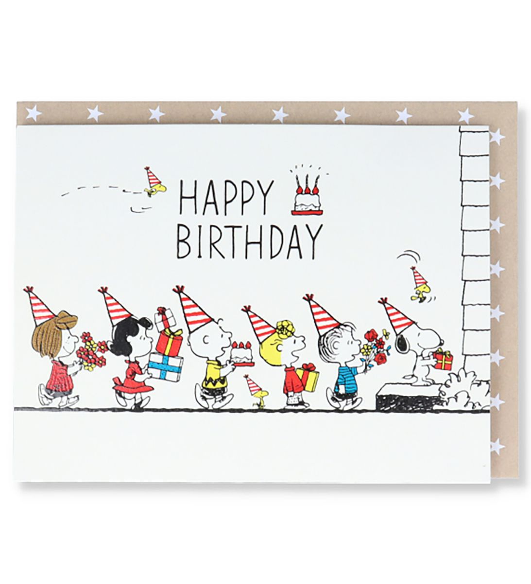 スヌーピー 誕生お祝い 立体カード パーティーガーランド Hall Hopely