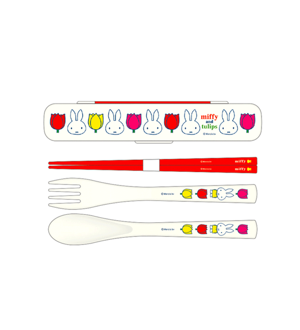 miffytulips 抗菌 食洗機対応スリムトリオセット SQUA | HOPELY