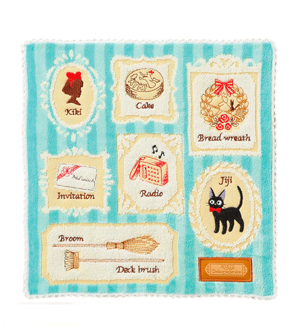 ジブリ 魔女の宅急便 ジジ メニーフレーム ミニタオル Maru Hopely