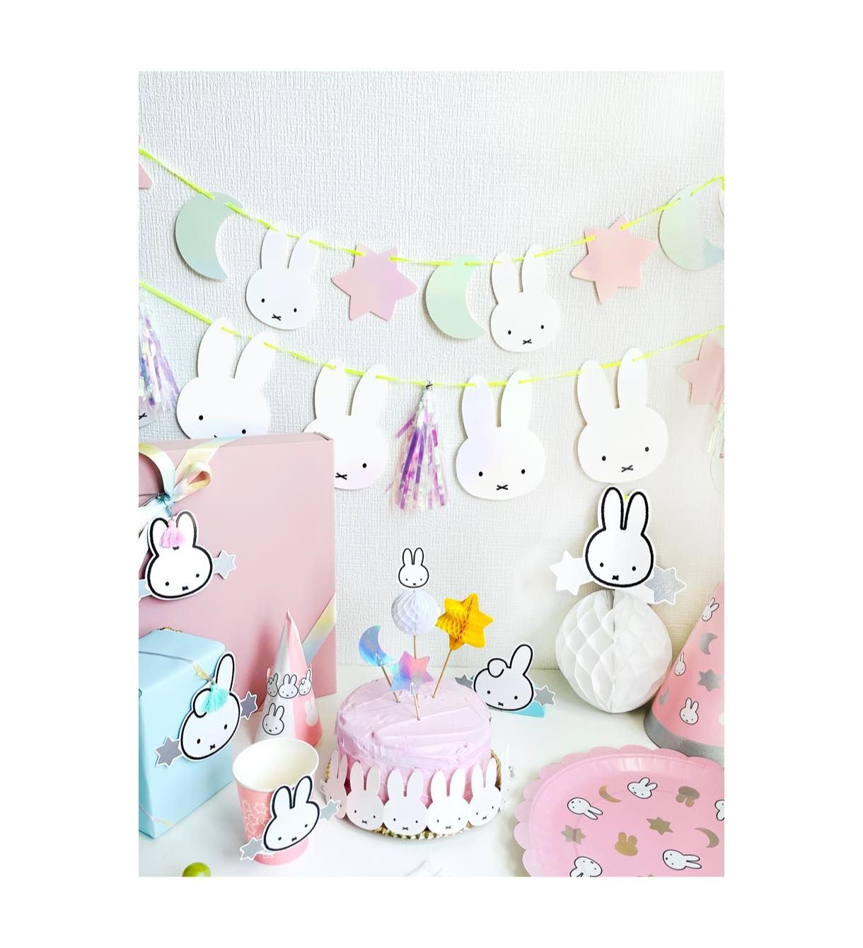 miffy party collection】ミッフィー ガーランド（星、月） GLYP  HOPELY