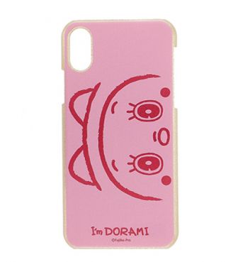 iPhoneX/XS I’m DORAMI face ケース(ピンク)