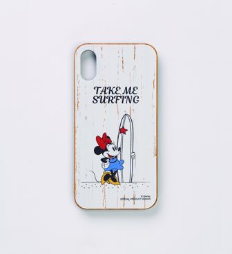 SURF MICKEY iPhoneXS MAX CASE BAMBOO TAKE ME SURFING ミニー