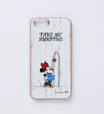 SURF MICKEY iPhone8Plus CASE BAMBOO TAKE ME SURFING ミニー