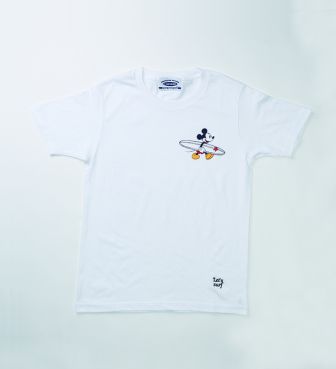 SURF MICKEY T-SHIRT Let's surf ミッキー