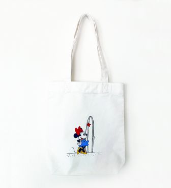 SURF MICKEY FLAT TOTE BAG TAKE ME SURFING ミニー