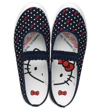上履き(大人用) ハローキティ S05 ネイビー