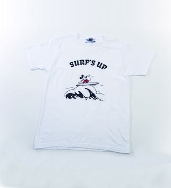 SURF MICKEY T-SHIRT 01 SURF'S UP ミッキー