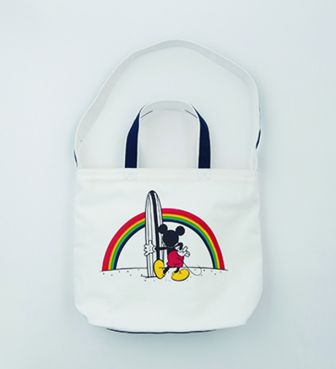 SURF MICKEY TOTE BAG RAINBOW ミッキー
