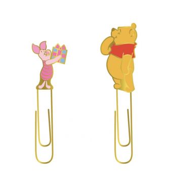 ラメチャームクリップ プー&ピグレット DELF