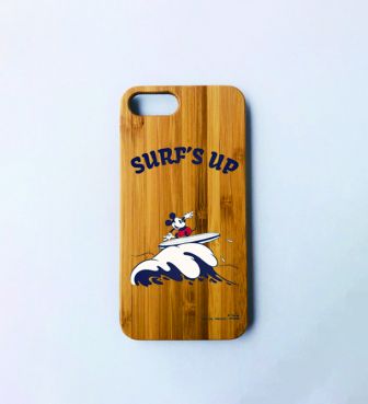 SURF MICKEY iPhone8Plus CASE BAMBOO SURF'S UP ミッキー
