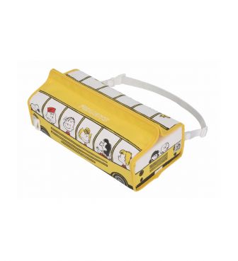 吊るせるティッシュケース tente スクールバス スヌーピー HEMI
