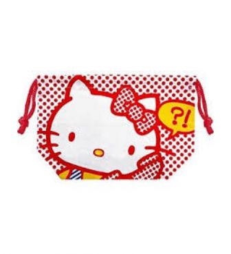 マチ付巾着ハローキティハローキティ