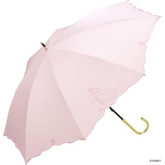 日傘 遮熱 50cm ピンク 遮光ドレススカラップ オーロラ姫 WORL