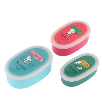 シール容器3Pセット スヌーピー ランチ B SUNS