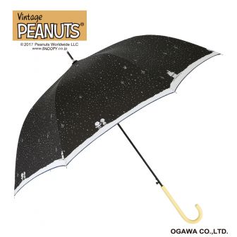 PEANUTS Umbrella RAIN&SUN ｽﾇｰﾋﾟｰ/ｷﾗｷﾗ夜空