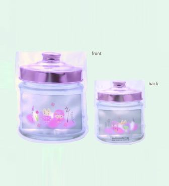 ジッパーバッグL リトルツインスターズ&マロンクリーム&シナモロール ナチュラルフォレスト MARI
