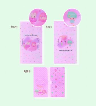 チケットホルダー リトルツインスターズ&マロンクリーム&シナモロール ナチュラルフォレスト MARI