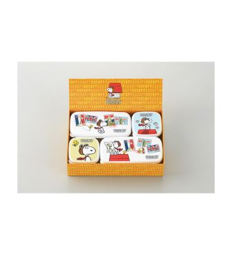 シール容器4個セットセット A フライングエース スヌーピー TAMA
