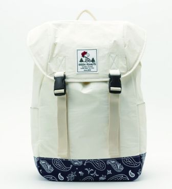 GREEN PEANUTS BACKPACK PAISLEY スヌーピー
