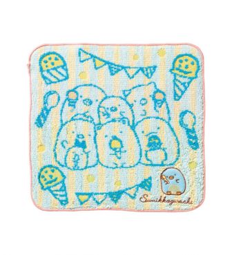 ミニタオル アイスクリームパーティー すみっコぐらし MARU