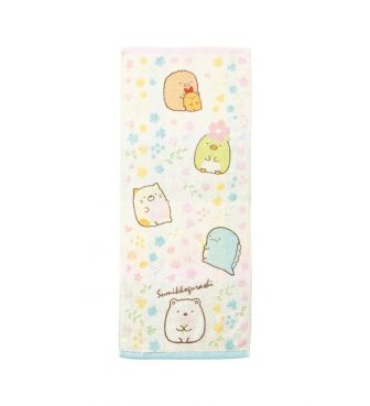 フェイスタオル フラワーコーナー すみっコぐらし
