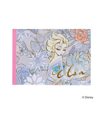 A6メモ エルサ ロイヤルフローラル DAIG