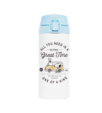 ワンプッシュボトル350ml ビーグルワゴン スヌーピー