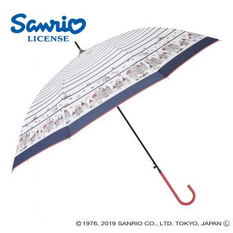 SANRIO Casual Umbrella ﾊﾛｰｷﾃｨ/おでかけﾎﾞｰﾀﾞｰ