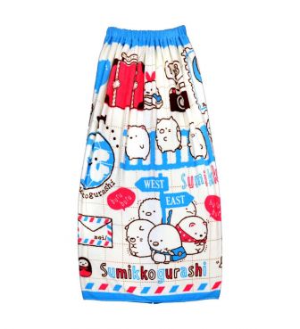 100cm丈スナップ付き巻きタオル すみっコぐらし MARU