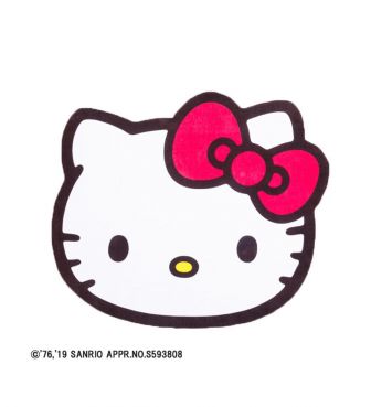 ダイカットお昼寝ケット ハローキティ フェイスキティ MARU