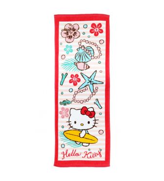 ジュニアバスタオル ラブリーサーフ ハローキティ MARU