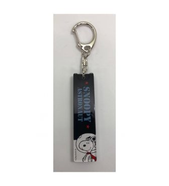 アクリルスティックキーホルダー アストロノーツ ブラック スヌーピー USHI