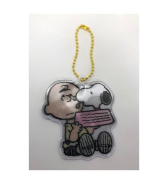 リフレクターキーホルダー スヌーピー&チャーリーブラウン USHI