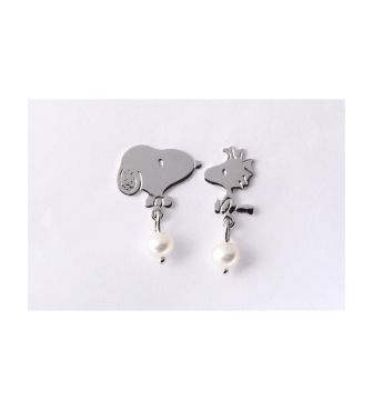 K10 SN&WS 淡水ピアス ホワイト